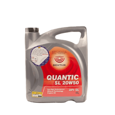 روغن موتور خودرو بهتام مدل کوانتیک SL (20W50) حجم 4 لیتر