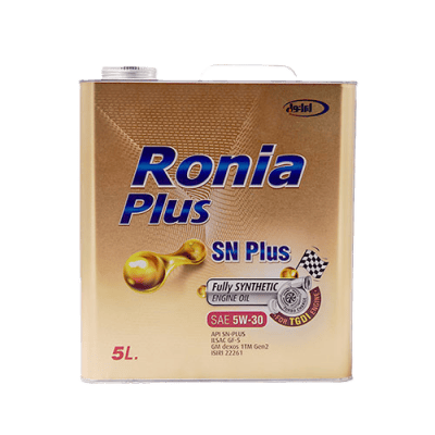 روغن موتور ایرانول مدل رونیا پلاس(5w-30) SN حجم 5 لیتر