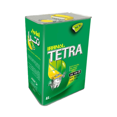 روغن موتور ایرانول مدل تترا (۱۰W40) SL حجم ۴ لیتر