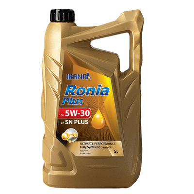 روغن موتور ایرانول مدل رونیا پلاسSN 5W-30 حجم 5 لیتر