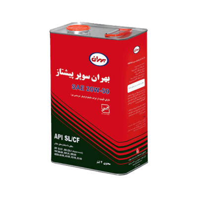روغن موتور بهران سوپر پیشتاز SL/CF (20W50) حجم ۴ لیتر