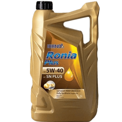 روغن موتور ایرانول رونیا پلاسSN 5W40 حجم 5 لیتری
