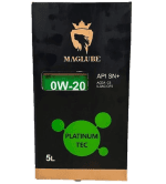 روغن موتور مگلوب پلاتینیوم تک مدل (0W-20) SN PLUS حجم 5 لیتر