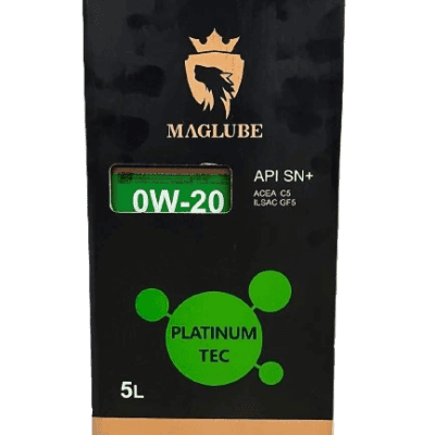 روغن موتور مگلوب پلاتینیوم تک مدل (0W-20) SN PLUS حجم 5 لیتر