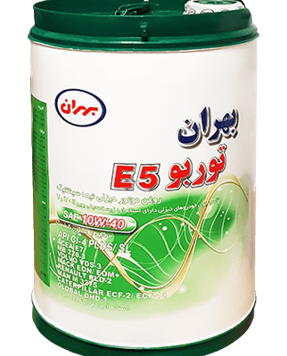 روغن موتور بهران مدل توربو E5 (10W-40) حجم 20 لیتر