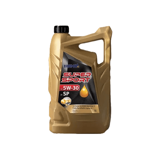 روغن موتور ایرانول سوپر اسپرت مدل (5W-30) SP حجم 5 لیتری روغن موتور ایرانول سوپر اسپرت مدل (5W-30) SP حجم 5 لیتری