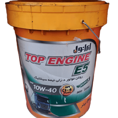 روغن موتور ایرانول تاپ انجین (10W-40) E5 حجم 20 لیتری