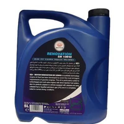 روغن موتور بهتام مدل رنوویشن (SM (10W-40 حجم 5 لیتر