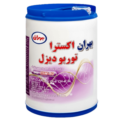 روغن موتور دیزلی بهران مدل اکسترا توربو دیزل (15W40) حجم 20 لیتر