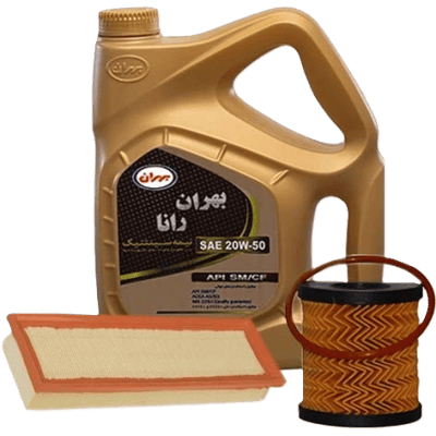 پکیج روغن موتور بهران مدل بهران رانا (20w50) SM مناسب 206 تیپ 2