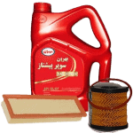 پکیج روغن موتور بهران مدل سوپرپیشتاز (20w50) SL مناسب 206 تیپ 2
