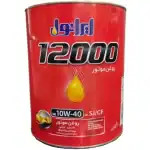 روغن موتور ایرانول مدل 12000 (10W40) SJ حجم 4 لیتر