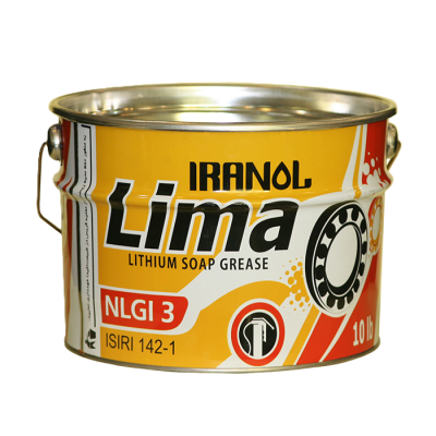 گریس ایرانول مدل لیما پایه لیتیوم NLGI 3 وزن 4.5 کیلوگرم
